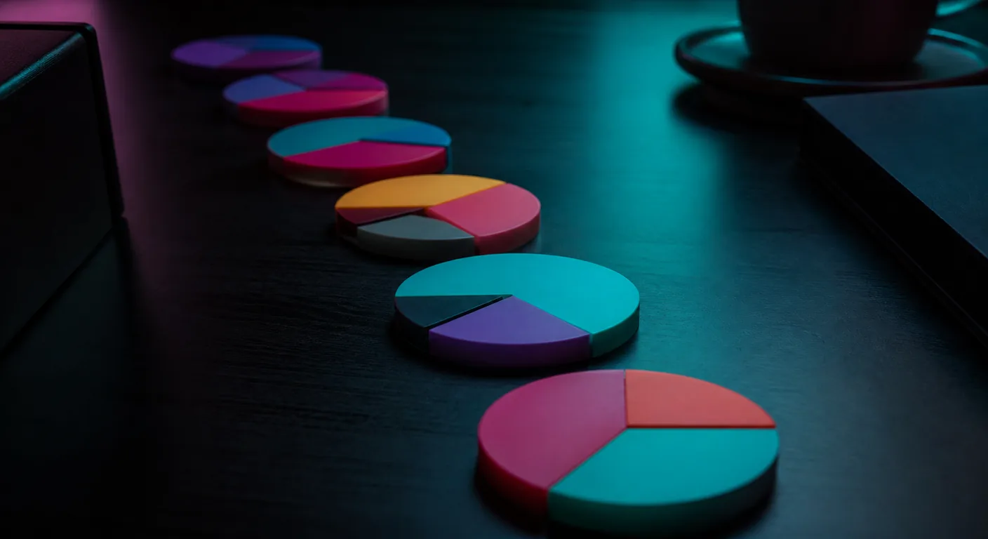 History chips on a desk